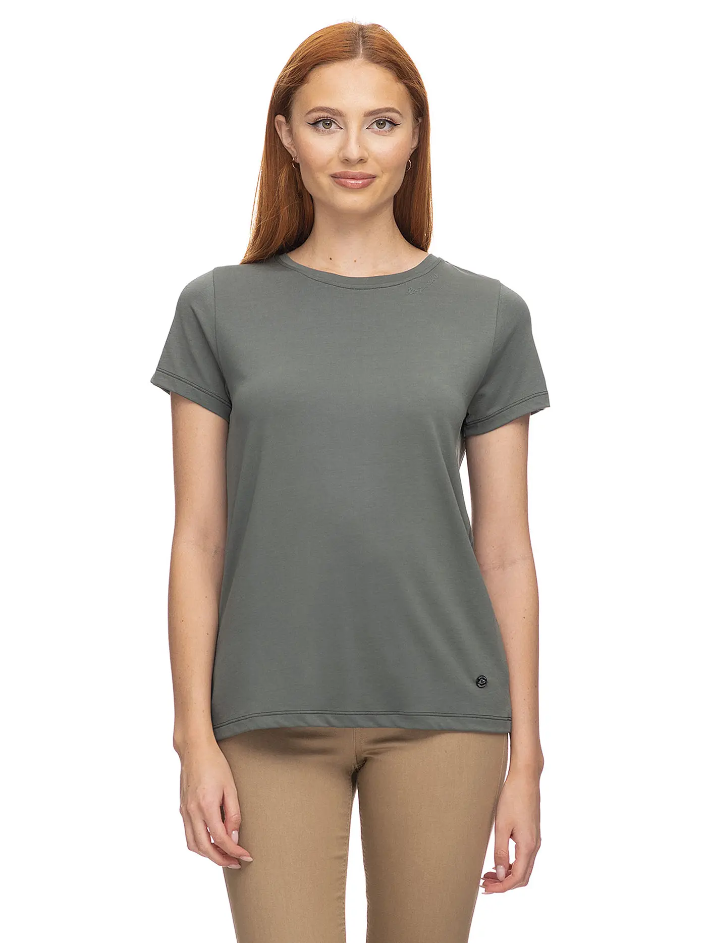 RAGWEAR | T-Shirt ADORI | dunkelgrün